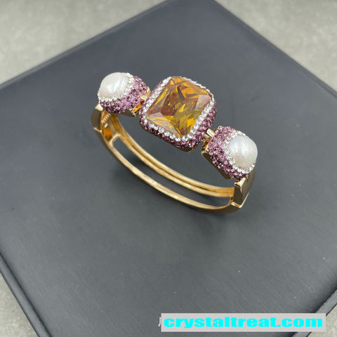 Natural Sultan Stone, Amethyst, and Pearl Jewelry Collection