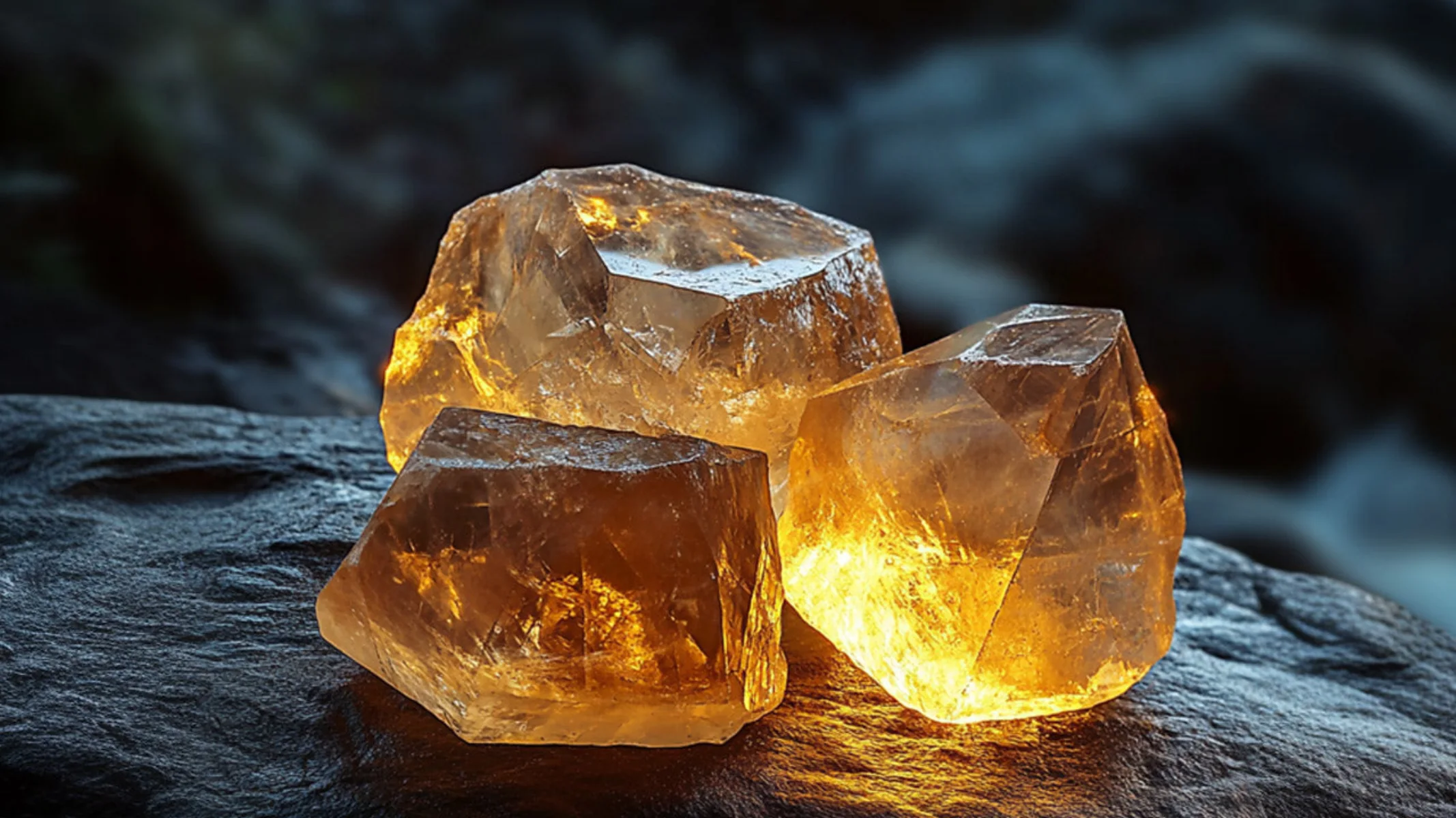 Citrine crystal jewelry