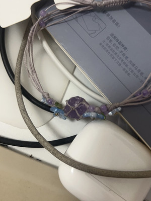 Handmade natural Summer Blossom crystal woven bracelet customer review photo
