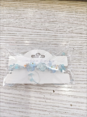 Handmade natural Summer Blossom crystal woven bracelet customer review photo