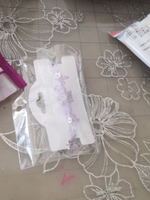 Handmade natural Summer Blossom crystal woven bracelet customer review photo