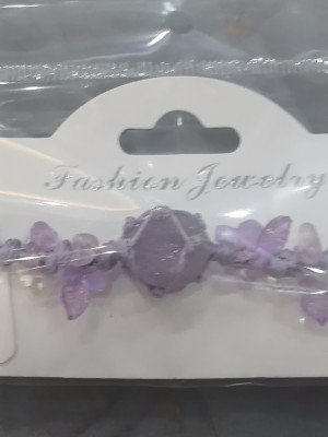 Handmade natural Summer Blossom crystal woven bracelet customer review photo