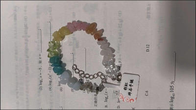 Handmade Summer Rainbow natural colored crystal chip bracelet customer review photo