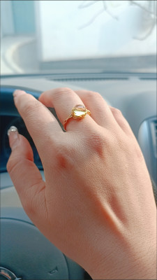 Natural citrine vintage-style ring customer review photo