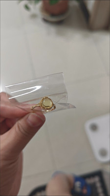Natural citrine vintage-style ring customer review photo