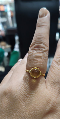 Natural citrine vintage-style ring customer review photo