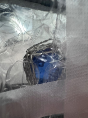 Natural Sky Whisper blue topaz alternative wire-wrapped pendant customer review photo