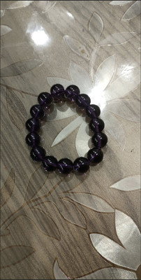 Natural Uruguayan amethyst beaded bracelet customer review photo