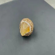 Ring — Natural Raw Citrine Crystal Jewelry Set