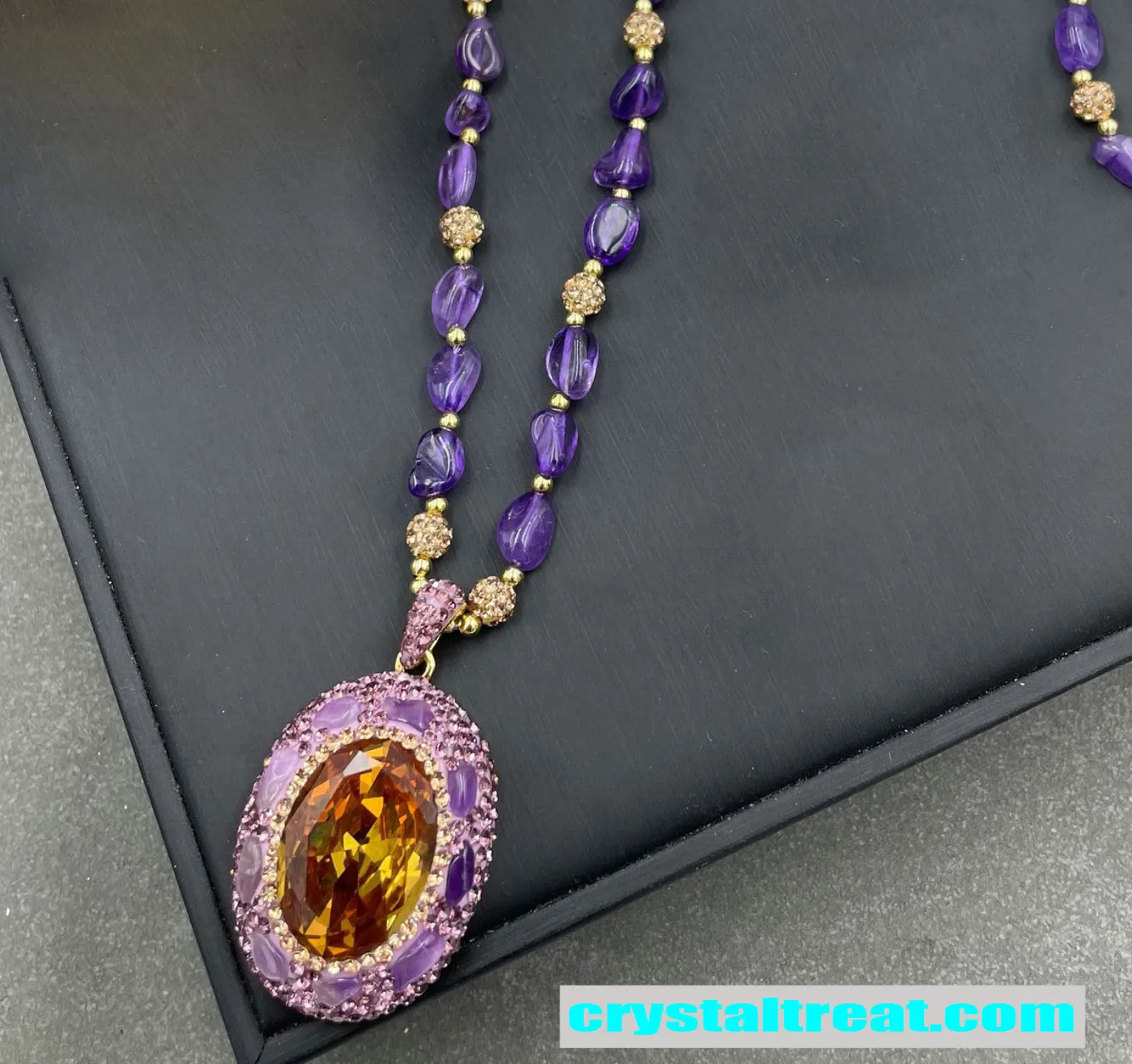 Natural Sultan Stone and Raw Amethyst Statement Collection