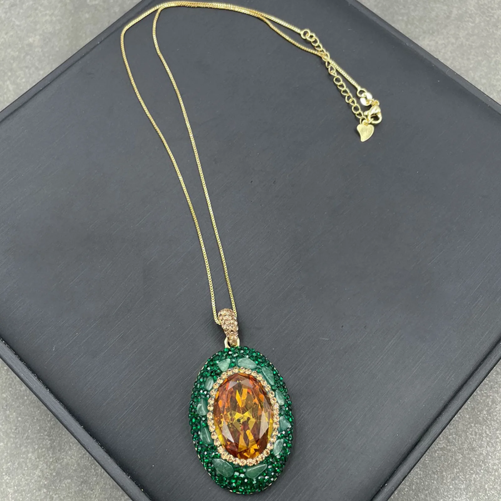 Natural Turkish Sultan Stone & Green Aventurine Jewelry Set