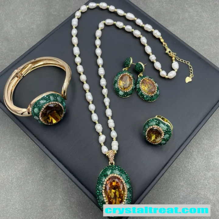 natural-turkish-sultanite Jewelry sets