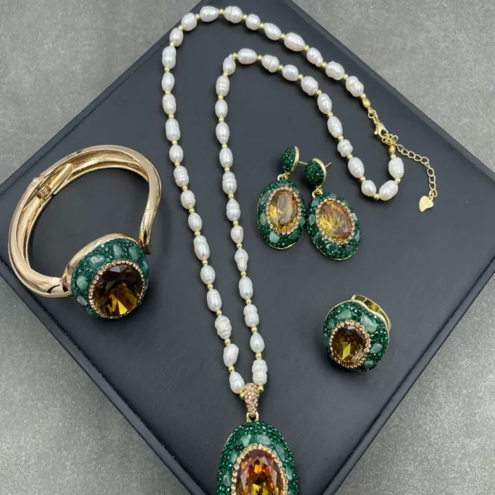 natural-turkish-sultanite Jewelry sets